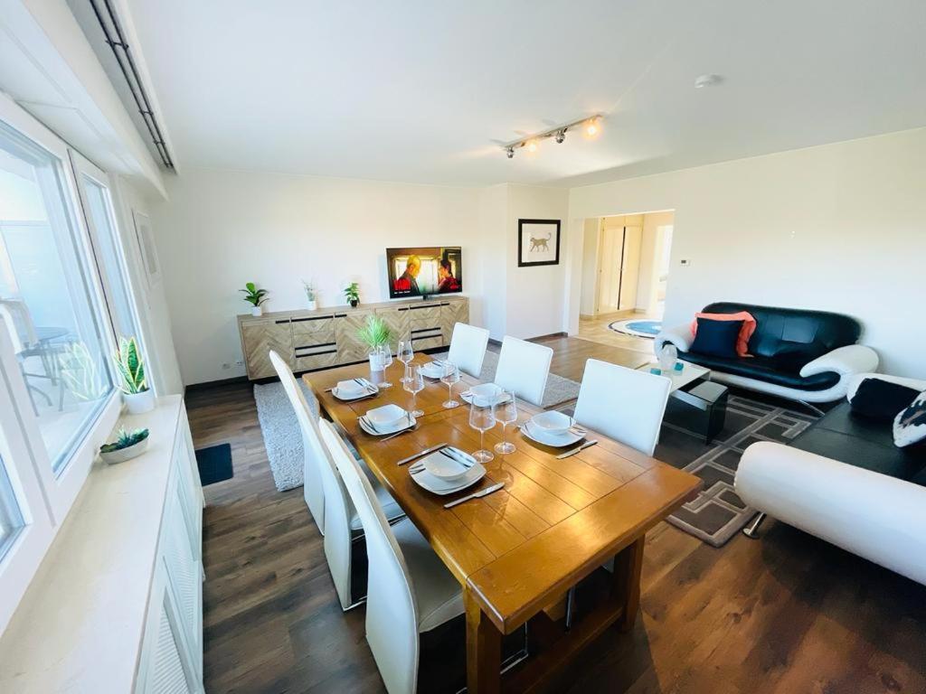 Big Penthouse 2 Bedrooms In Center With Parking And Largeterrace-41 룩셈부르크 외부 사진